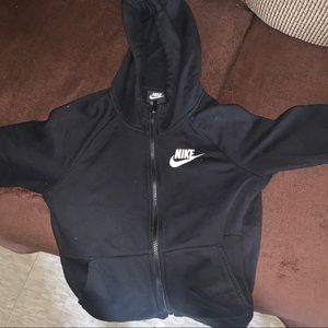 Boys zip-up Nike fleece hoodie